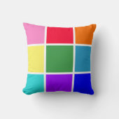 Regenboogpleinen Kussen (Voorkant)