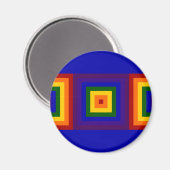 Regenboogpleinen Magneet (Voorkant / Achterkant)