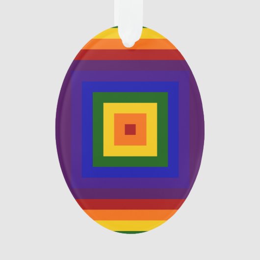 Regenboogpleinen Ornament (voorkant)