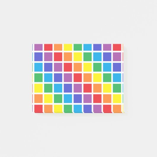 Regenboogpleinen Post-it® Notes (Voorkant)