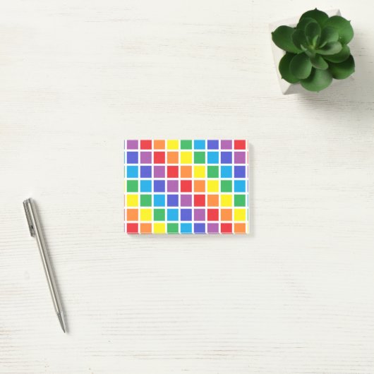 Regenboogpleinen Post-it® Notes (Kantoor)
