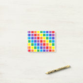 Regenboogpleinen Post-it® Notes (Op bureau)