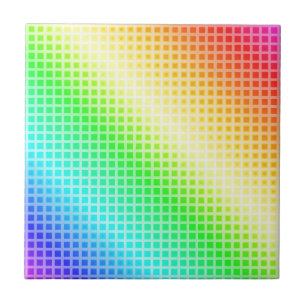 Regenboogpleinen Tegeltje