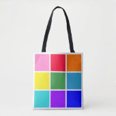 Regenboogpleinen Tote Bag (Voorkant)