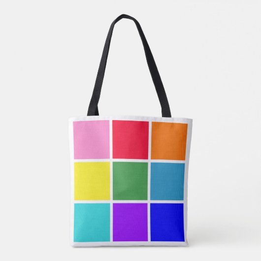 Regenboogpleinen Tote Bag (Achterkant)