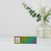 regenboogpleister mini visitekaartje (Staand voorkant)