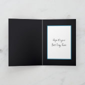 Regenboogpoeder Blast Verjaardag Kaart (Binnen)