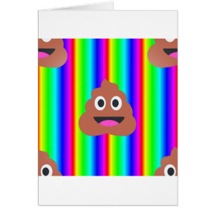 regenboogpoep emoji