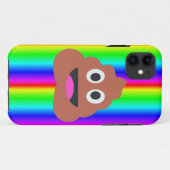 regenboogpoep emoji Case-Mate iPhone case (Achterkant (horizontaal))