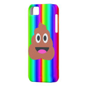 regenboogpoep emoji Case-Mate iPhone case (Achterkant Links)