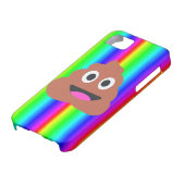 regenboogpoep emoji Case-Mate iPhone case (Onderkant)