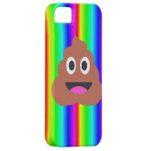 regenboogpoep emoji Case-Mate iPhone case (Back/Rechts)