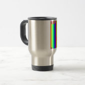 regenboogpoep emoji reisbeker (Voorkant links)