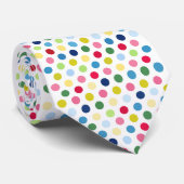 Regenboogpoliekstippen Stropdas (Opgerold)