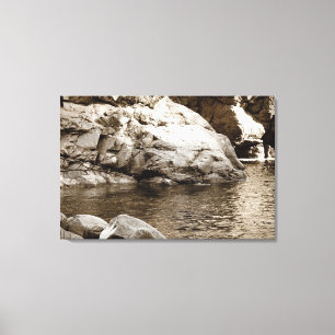 regenboogpool canvas afdruk