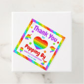 RegenboogPop Fidget Speelgoed Birthday Party Bedankjes Labels (In situ)