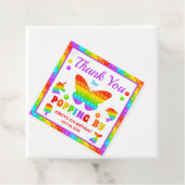 RegenboogPop Fidget Speelgoed Birthday Party Bedankjes Labels (In situ)