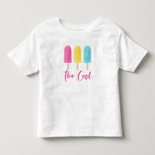 RegenboogPop Twee Koelzomer 2e verjaardag Kinder Shirts