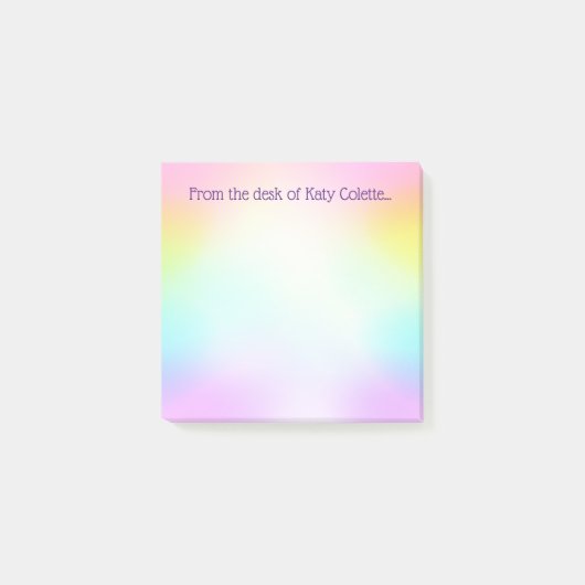 regenboogpost post-it® notes (Voorkant)