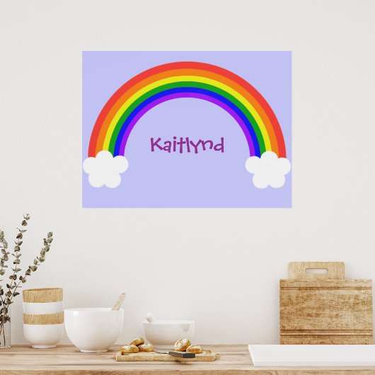  regenboogPoster Poster (Keuken)