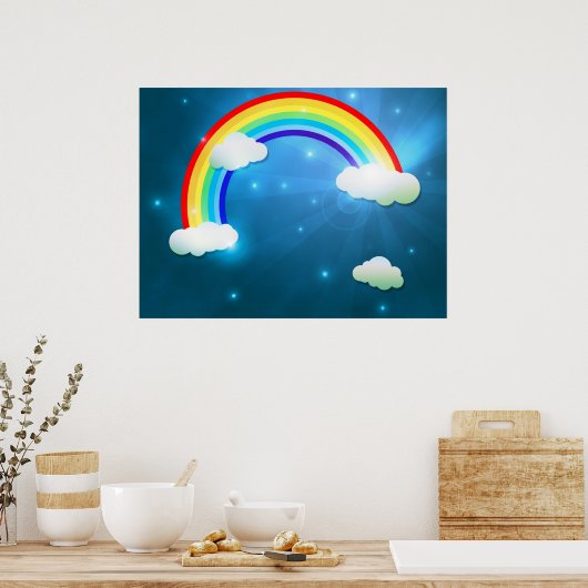 RegenboogPoster Poster (Keuken)
