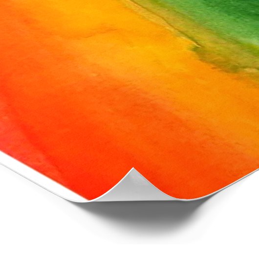 regenboogposter poster (Hoek)