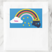 Regenboogpot met gouden sticker (Tas)