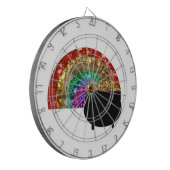 regenboogpot o'goud dartbord (Voorkant Links)