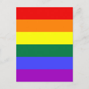 Regenboogpride-Briefkaart Briefkaart