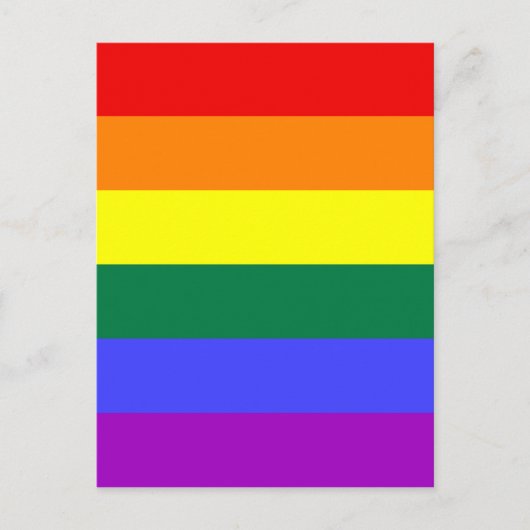 Regenboogpride-Briefkaart Briefkaart (Voorkant)