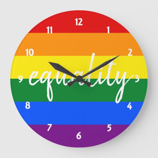 Regenboogpride Grote Klok (Voorkant)