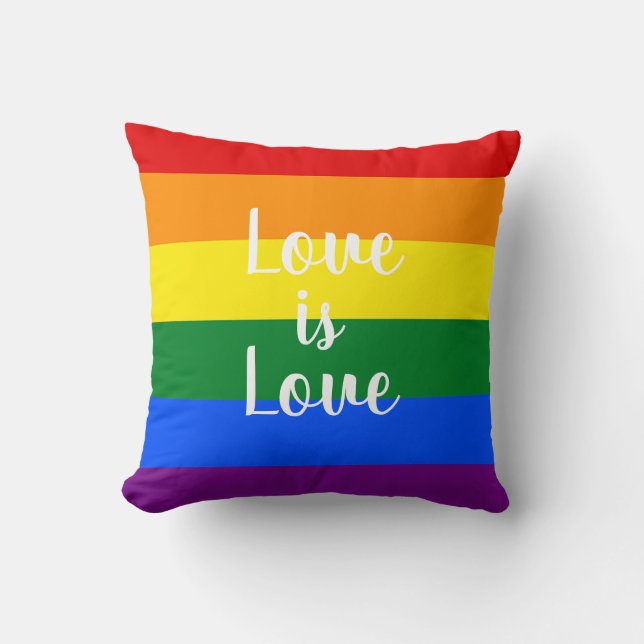 Regenboogpride - kussen (Voorkant)