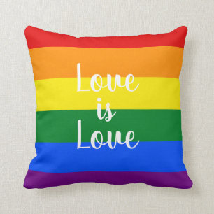 Regenboogpride - kussen