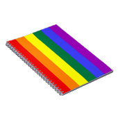 Regenboogpride-Notitieboek Notitieboek (Rechterzijde)