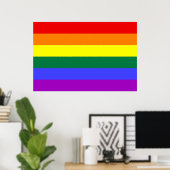 Regenboogpride-Poster Poster (Thuiskantoor)