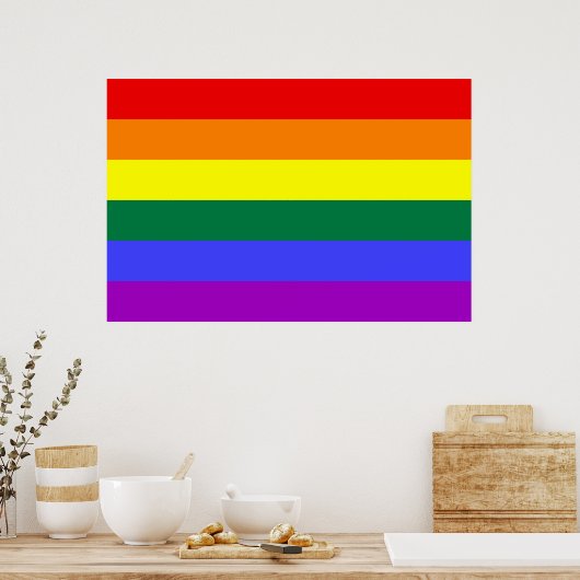 Regenboogpride-Poster Poster (Keuken)