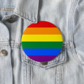 Regenboogpride - ronde button 4,0 cm (In situ)