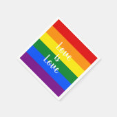 Regenboogpride - servet (Hoek)