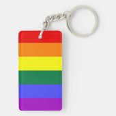 Regenboogpride Sleutelhanger (dubbelzijdig) (achterkant)