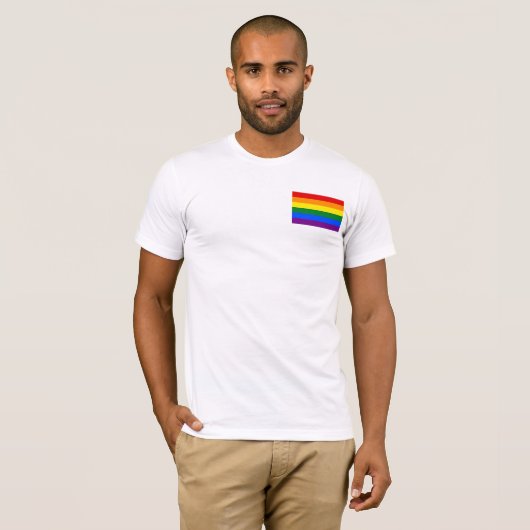 Regenboogpride T-shirt (Voorkant volledig)