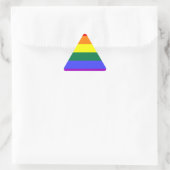 Regenboogpride Vlag sticker (Tas)