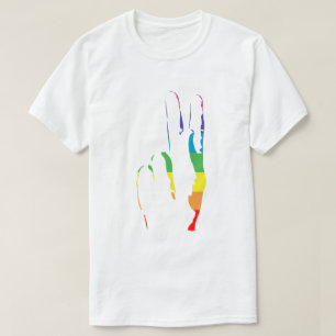 regenboogpride vredesbord t-shirt