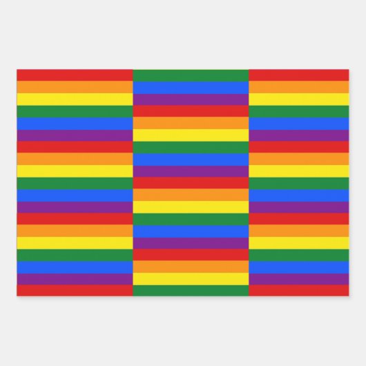 regenboogprideverpakkingspapier 3 design inpakpapier vel (Voorkant 2)