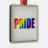 regenboogprideversiering metalen ornament (Rechts)