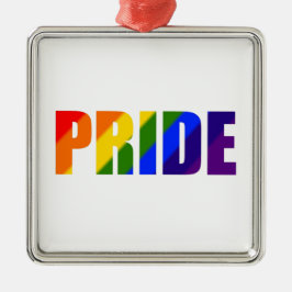 regenboogprideversiering metalen ornament