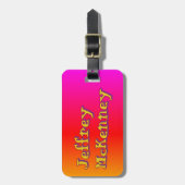 "Regenboogprisma"  Bagagelabel (Voorkant verticaal)