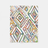 Regenboogprisma kleurrijke vlootsdeken fleece deken (Voorkant)