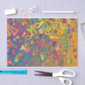 Regenboogprisma water laat tissuepapier vallen (Craft)