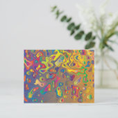 Regenboogprisma waterdruppels briefkaart (Staand voorkant)