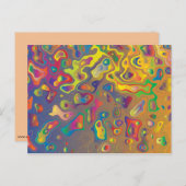 Regenboogprisma waterdruppels briefkaart (Voorkant / Achterkant)